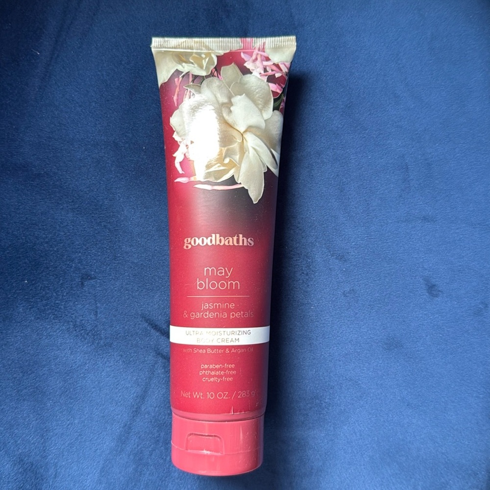 GoodBaths May Bloom jasmine & gardenia petals ultra moisturizing body cream